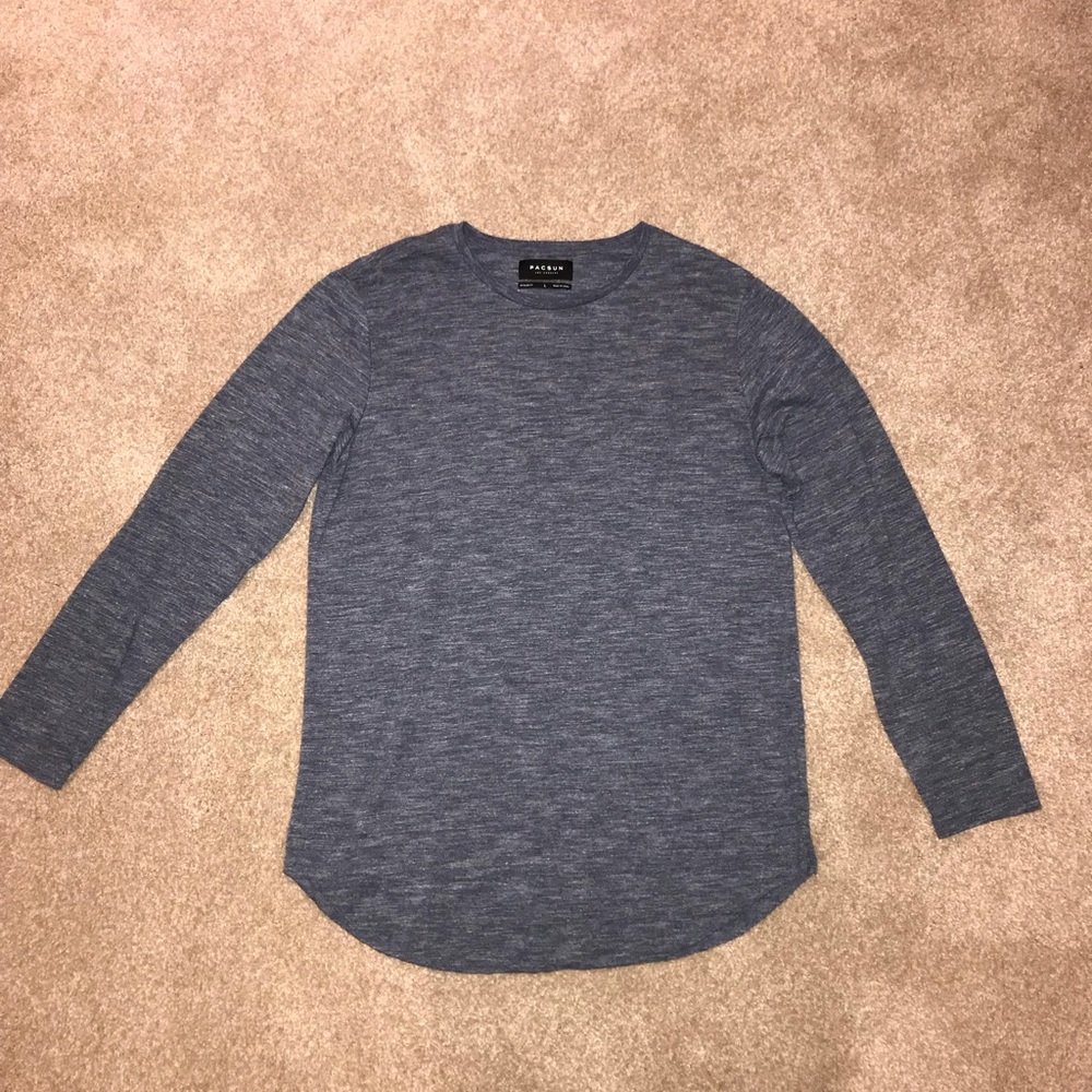 Men’s PacSun Navy Blue Long Sleeve Tee